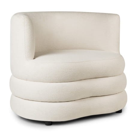 MICHELLE Swivel Armchair – Modern Elegance in a Soft Form2