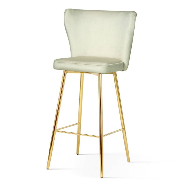 Upholstered Bar Stool with Quilting Modena in two sizes3