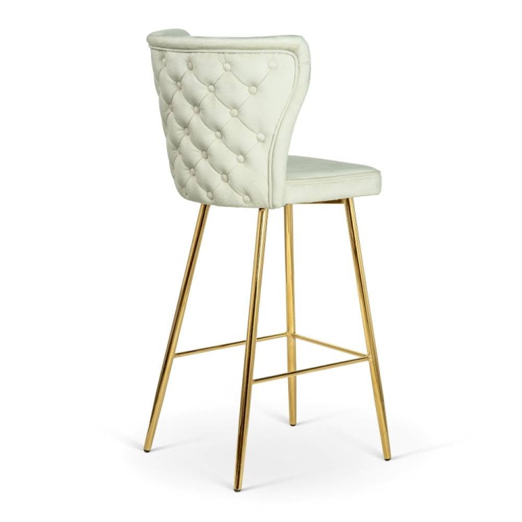 Upholstered Bar Stool with Quilting Modena in two sizes4