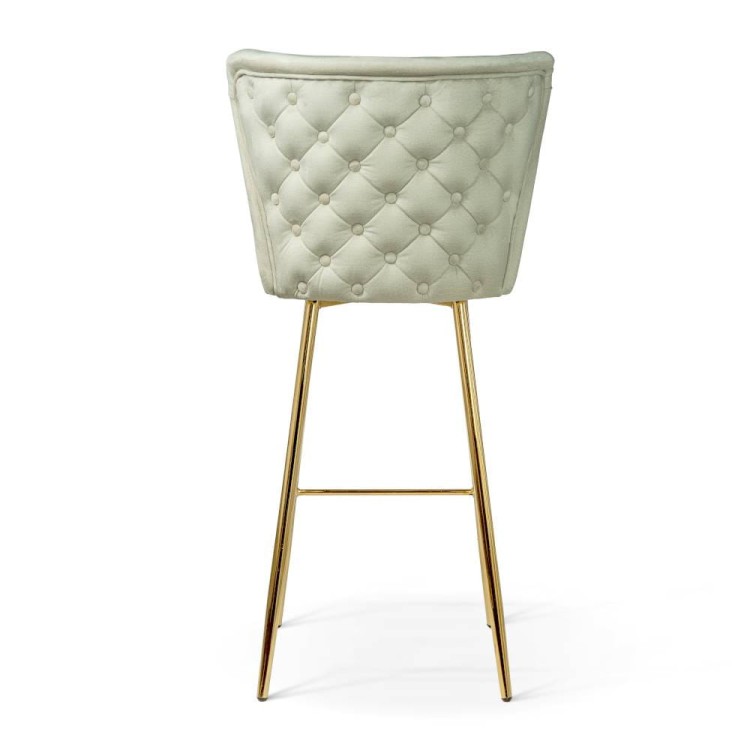 Upholstered Bar Stool with Quilting Modena in two sizes5