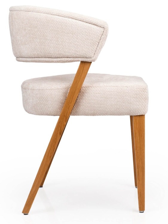 Paradiso2  Dining Chair-  Solid Oak with Custom Upholstery2