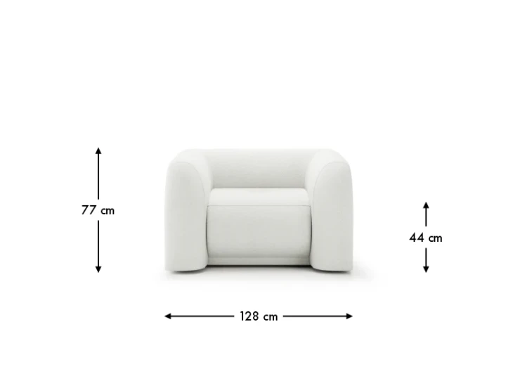 The Gio  armchair is the essence of modern elegance5