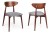 Sena Classic Retro Chair Solid Wood Custom Textile,  Dining Chair2