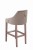 Sissi- Bar Stoll, Upholstered with Wooden Legs Elegant Stool19