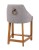 Sissi- Bar Stoll, Upholstered with Wooden Legs Elegant Stool24