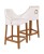 Sissi- Bar Stoll, Upholstered with Wooden Legs Elegant Stool1