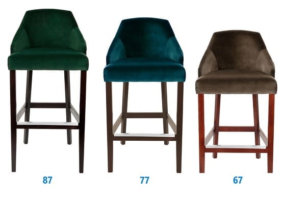 Bar Stool Alexis - Stylish Upholstered Stool7