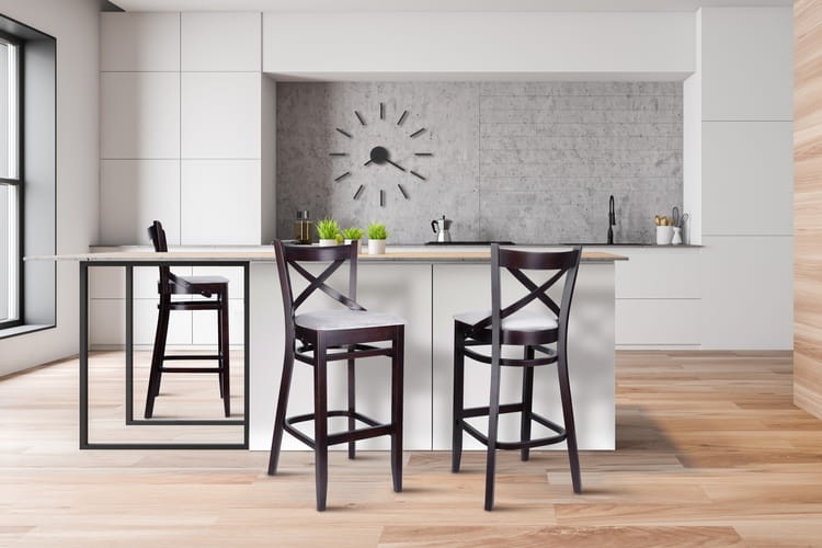 Manuel Bar Stool- Classic and Vintage Style Solid Wood1