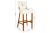 Oscar- Upholstered Bar Stool, Solid Wood Legs 4