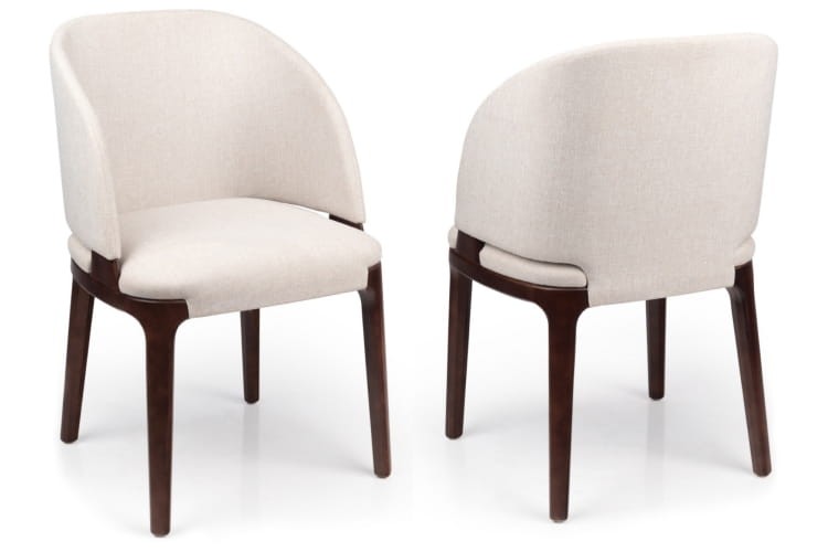 Elora Dining Chair – Modern Wooden Bucket Design