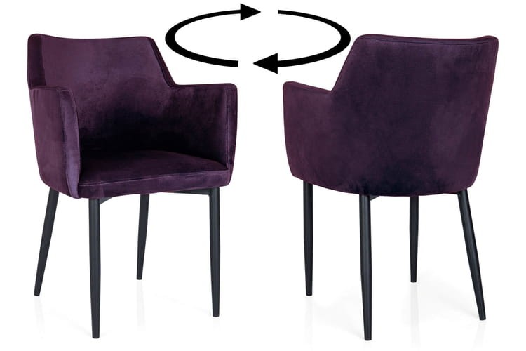 Renee Swivel Dining Chair Modern Custom Made2