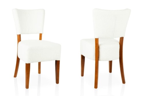 Oscar- upholstered chair, solid wood legs1