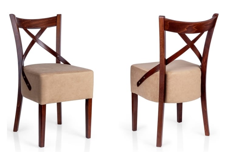 Dining Chair Henry - Upholstered Seat, Solid Beech Wood Frame1