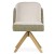 Highbury Two‑Tone Swivel Dining Chair