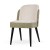 Beetle Supreme Wooden Legs Luxury Upholstered Chair 1