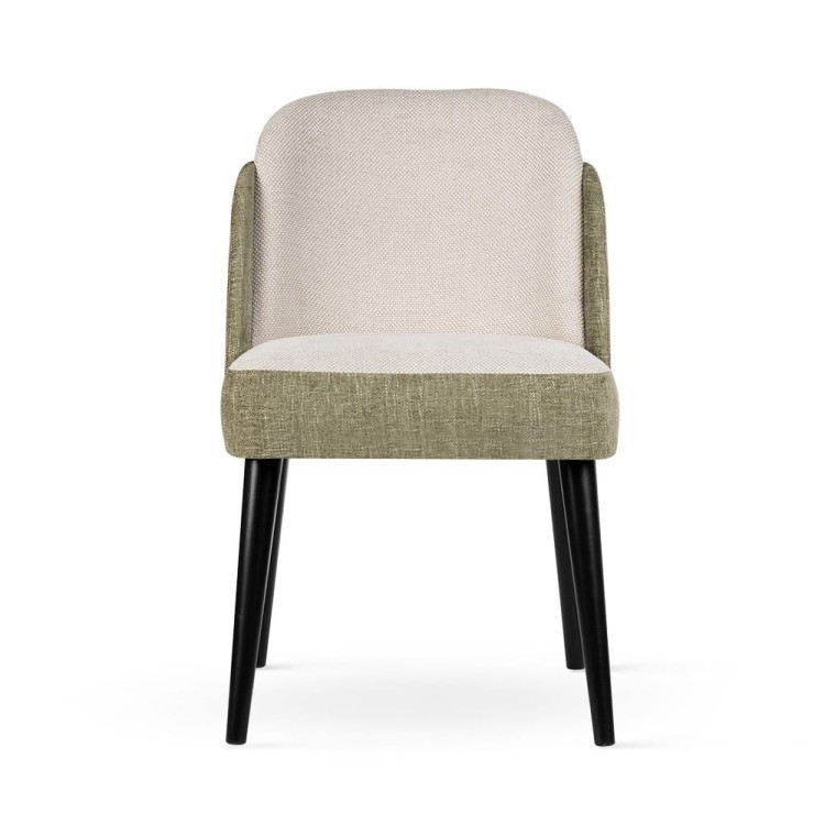 Beetle Supreme Wooden Legs Luxury Upholstered Chair 4