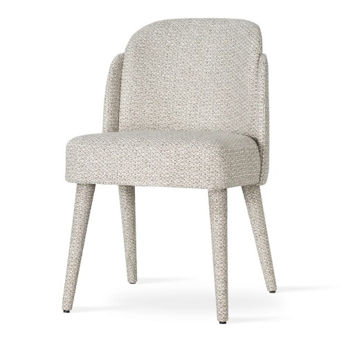 Highbury Two‑Tone Dining Chair with Upholstered Legs