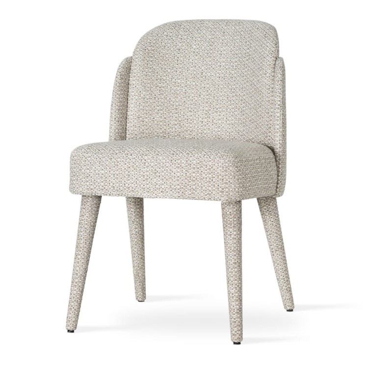 Highbury Two‑Tone Dining Chair with Upholstered Legs