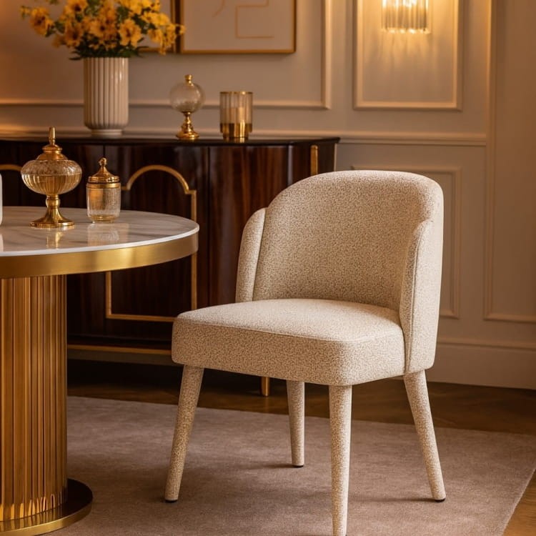 Beetle Supreme Chair Upholstered Legs 2