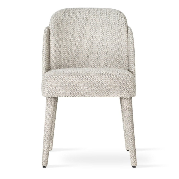 Highbury Two‑Tone Dining Chair with Upholstered Legs