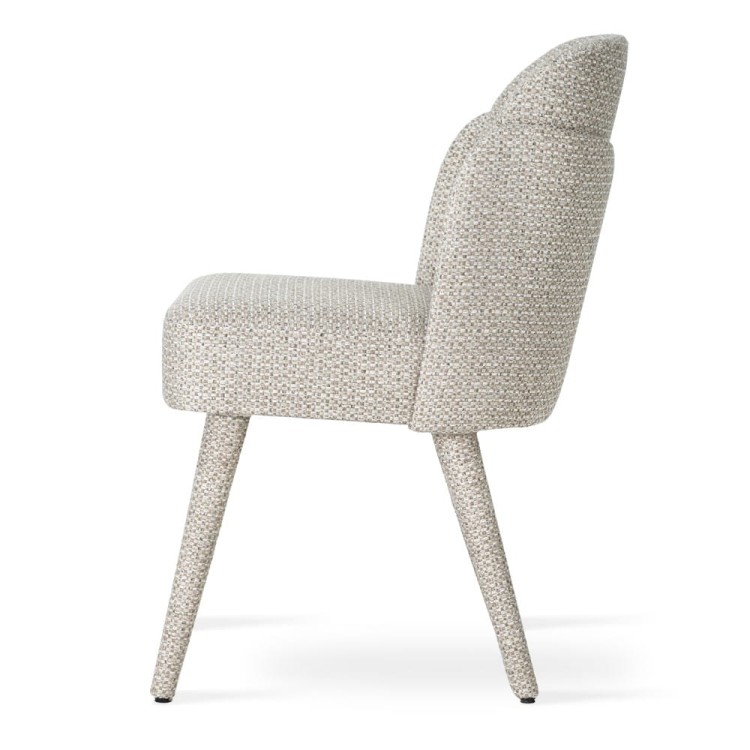 Highbury Two‑Tone Dining Chair with Upholstered Legs