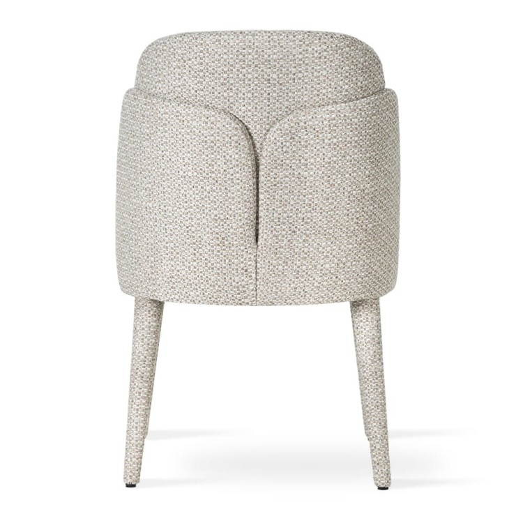 Highbury Two‑Tone Dining Chair with Upholstered Legs