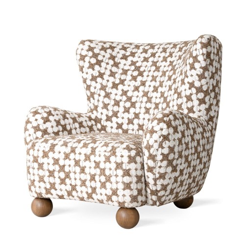 YOKO DESIGNER LOUNGE ARMCHAIR UPHOLSTERED CUSTOM MADE WOODEN LEGS1