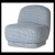 Baloon Swivel Armchair Upholstered Japandi Style7