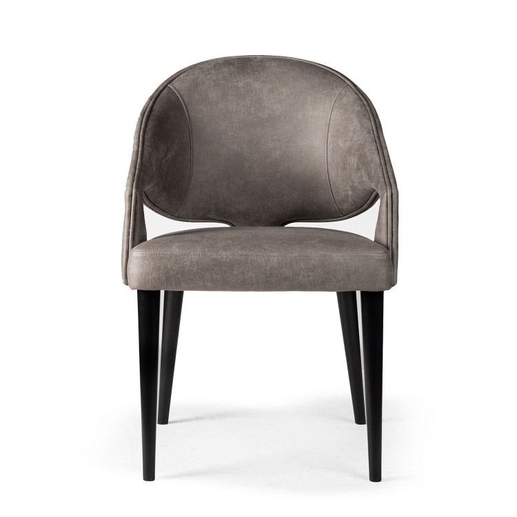 The Venlo upholstered chair with wooden legs 7