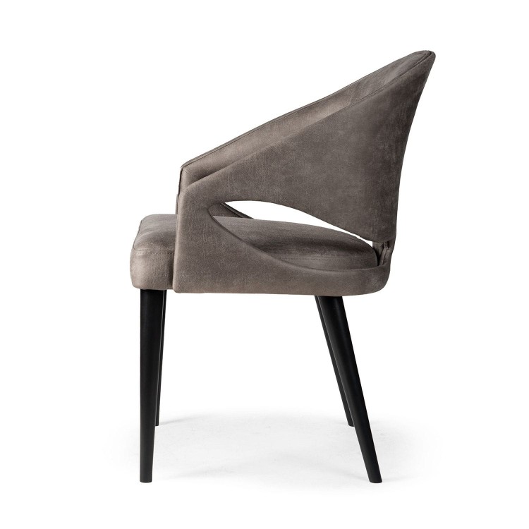 The Venlo upholstered chair with wooden legs 8