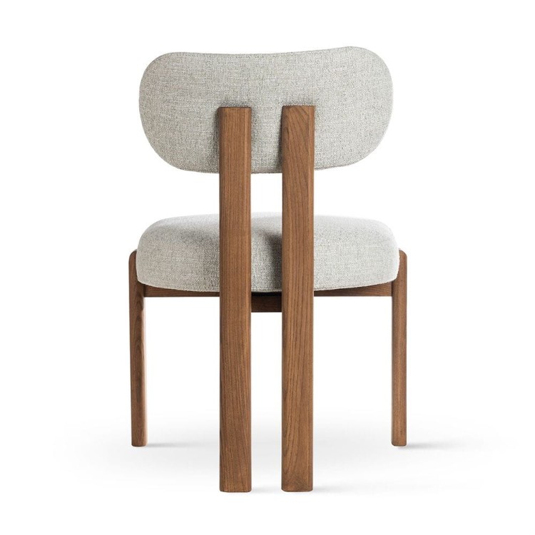 ISOLA Designer Comfortable Chair Solid Wood Custom Made Upholstered6