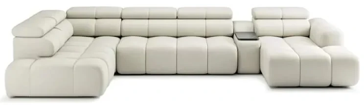 Bloom Luxury 5 Seater Corner Sofa with electric seat extension Upholstered7