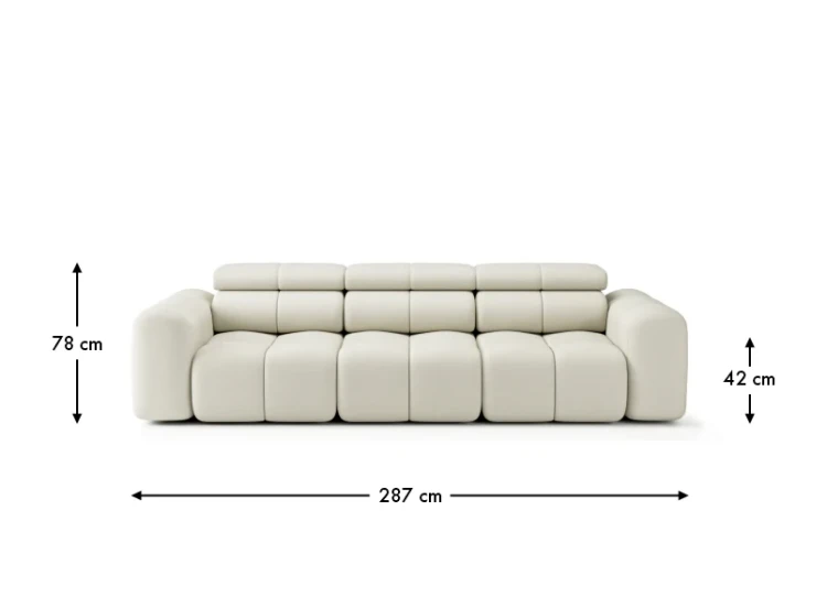 BLOOM 3 Seater Sofa with Electric Seat Extension Upholstered3