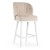 SHELLY SUPREME BAR STOOL UPHOLSTERED SOLID WOOD LEGS4