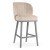 SHELLY SUPREME BAR STOOL UPHOLSTERED SOLID WOOD LEGS6