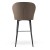 SHELLY SUPREME BAR STOOL BESPOKE UPHOLSTERED STEEL LEGS 2