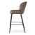 SHELLY SUPREME BAR STOOL BESPOKE UPHOLSTERED STEEL LEGS 5