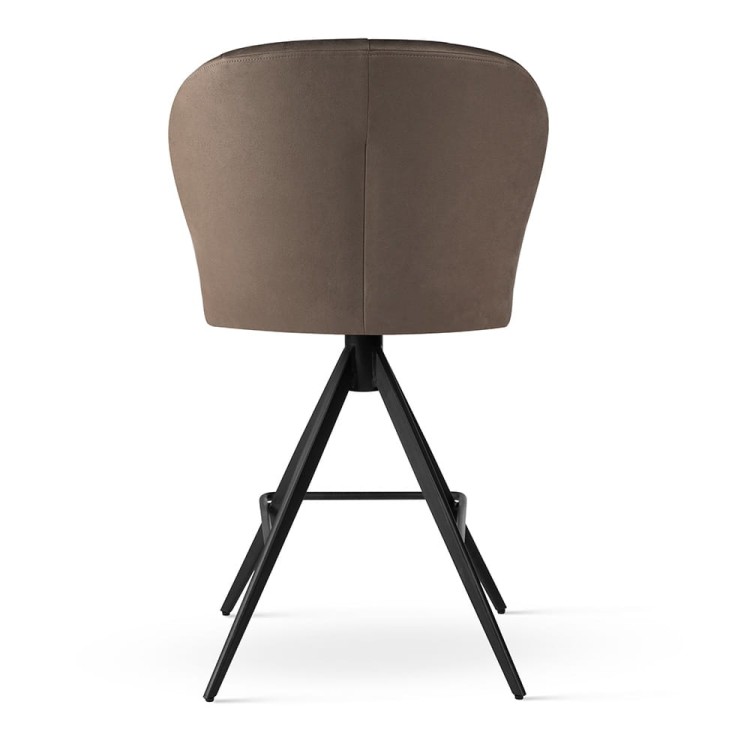 SHELLY SUPREME SWIVEL BAR STOOL BESPOKE UPHOLSTERED 4