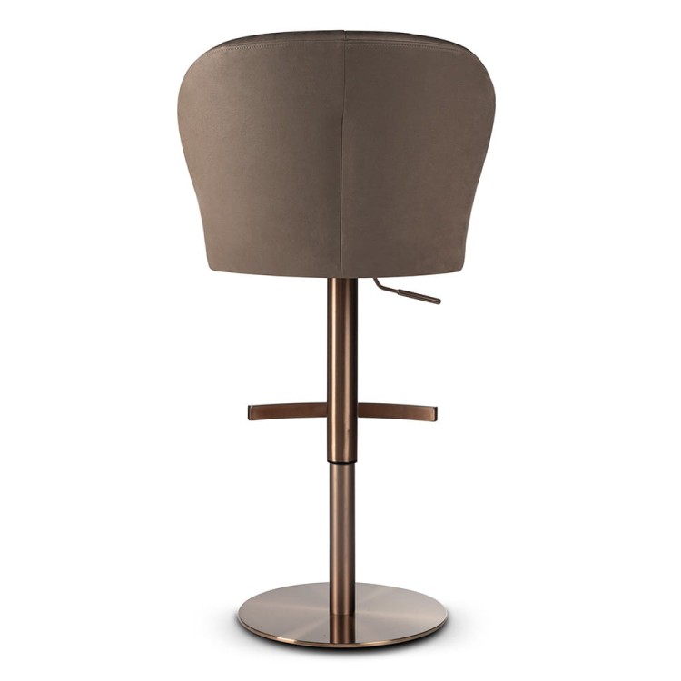 SHELLY SUPREME BAR STOOL BESPOKE UPHOLSTERED GLAMOUR HANDCRAFTED5