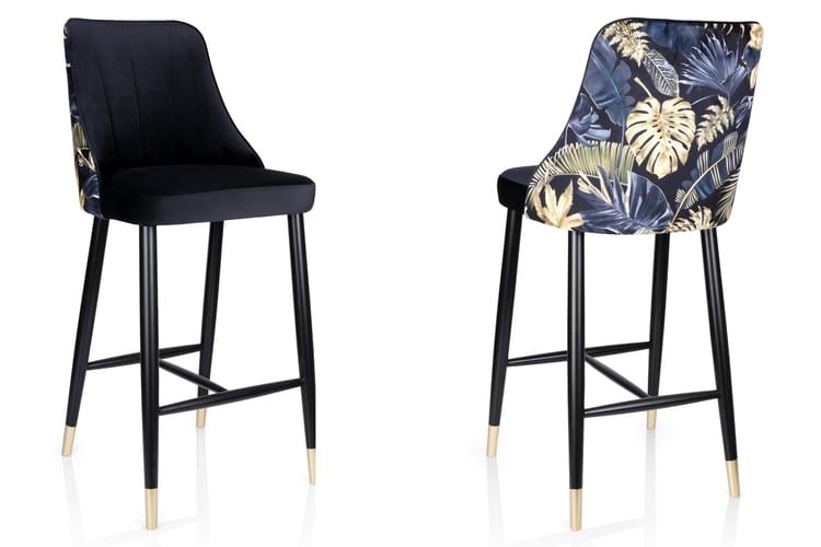 Nat Elegant Bar Stool Bespoke Upholstery 2