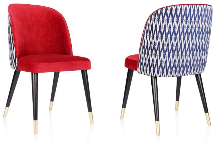 Cleo Bespoke Bucket Chair Upholstered Modern 1