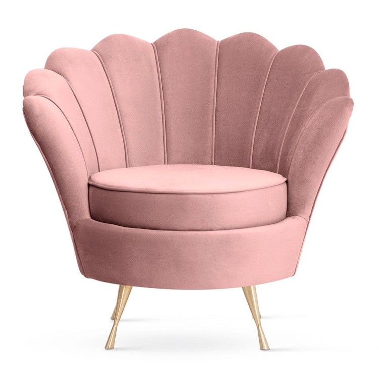 SHELLY ARMCHAIR GLAMOUR AND STYLISH  Legs or Swivel  base 360 degree3