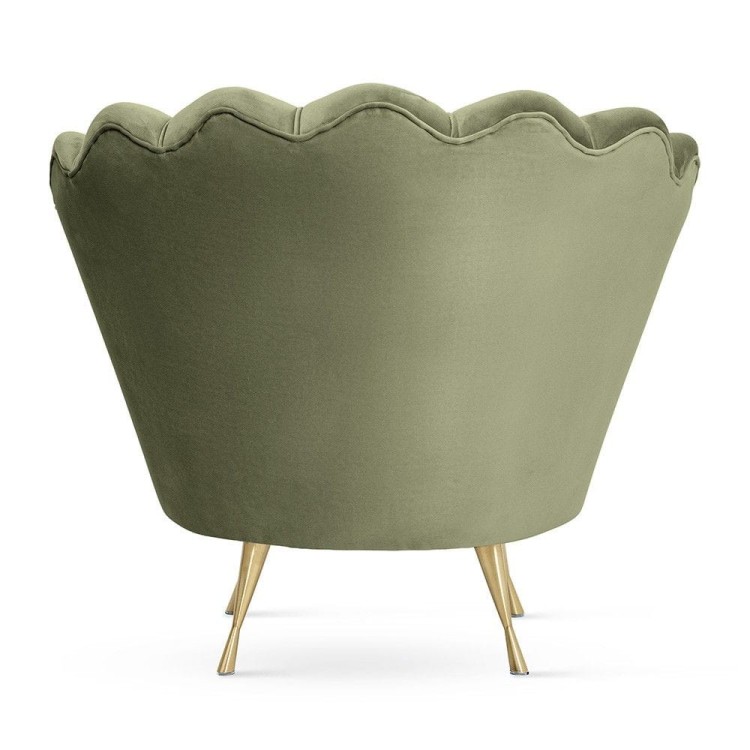 SHELLY ARMCHAIR GLAMOUR AND STYLISH  Legs or Swivel  base 360 degree9