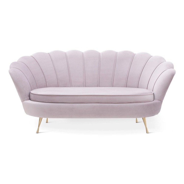 SHELLY GLAMOUR 2-seater or 3- seater SOFA Comfortable Couch- pink2