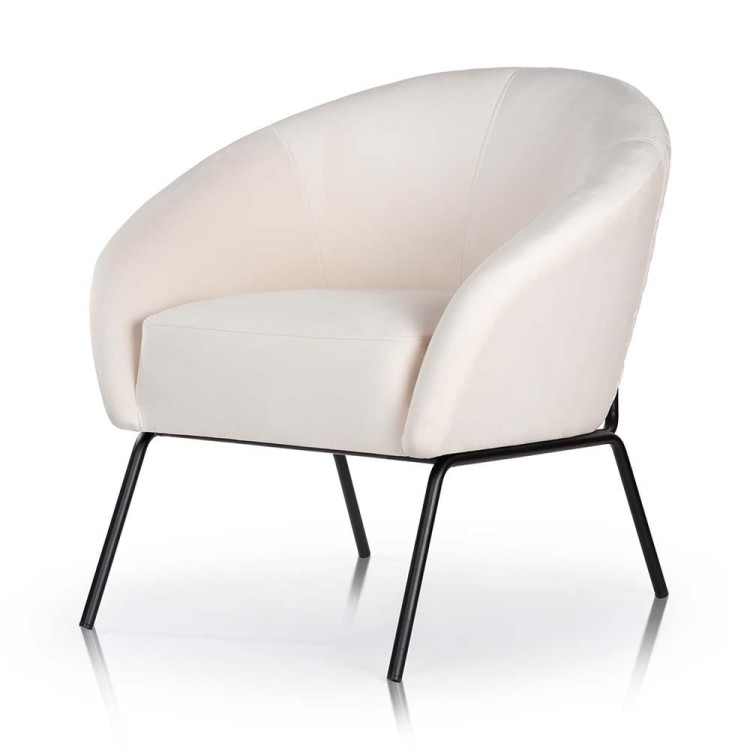 Cherry Glamour Armchair Modern and Elegant Premium Upholstered1