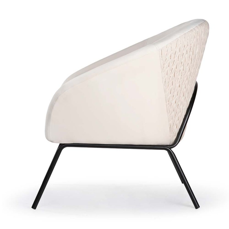 Cherry Glamour Armchair Modern and Elegant Premium Upholstered3