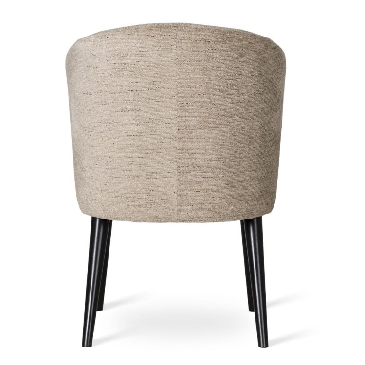 Milano Supreme Chair Designer Upholstered Wooden Legs Dining Chair7