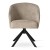MILANO Supreme Swivel Chair Wooden base or Steel Upholstered  Designer Dining Chair1