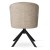 MILANO Supreme Swivel Chair Wooden base or Steel Upholstered  Designer Dining Chair4