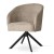 MILANO Supreme Swivel Chair Wooden base or Steel Upholstered  Designer Dining Chair7